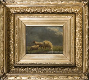 Johannes Carolus Roodenburg - Lot van drie paneeltjes met dieren kopen? Bied vanaf 500!