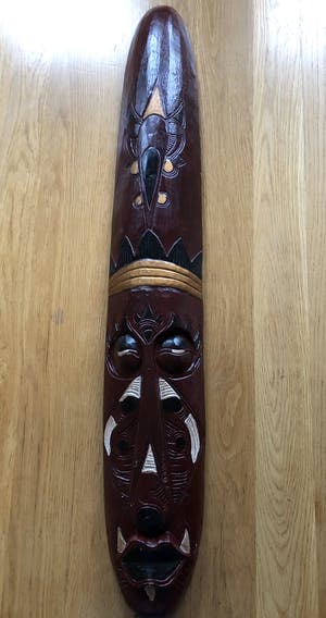 Niet of onleesbaar gesigneerd - Zeer groot (1 meter lang!) en expressief Afrikaans masker kopen? Bied vanaf 1!