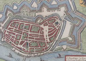 Ludovico Guicciardini - Deventer Oude Kaart Gravure Plattegrond 1652 kopen? Bied vanaf 50!