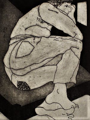 Niet of onleesbaar gesigneerd - Kleine Oplage (8/24) Droge Naald Ets "early spring" gesigneerd kopen? Bied vanaf 1!