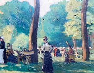 Raymond Renefer - high tea in het park verkocht voor € 85!