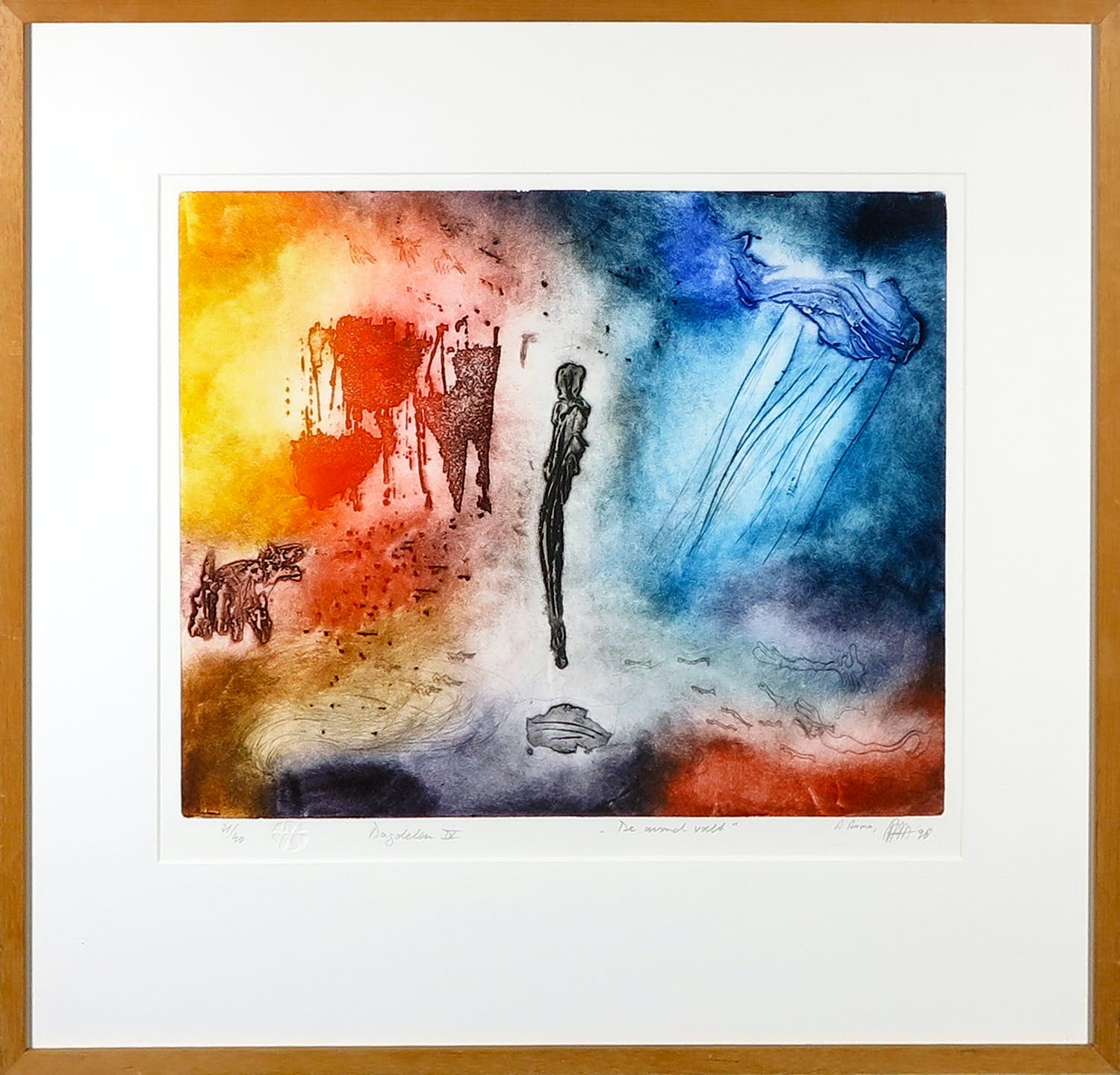 Ad Arma - Kleurenets, Dagdelen IV - Ingelijst verkocht voor € 70!