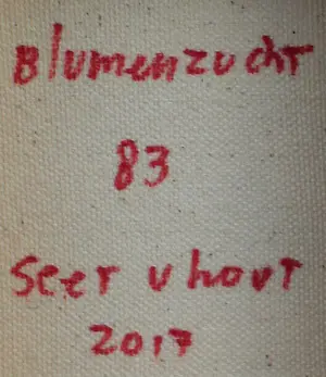 Seet van Hout - Gemengde techniek: Compositie 'Blumenzucht' - 2017 kopen? Bied vanaf 175!