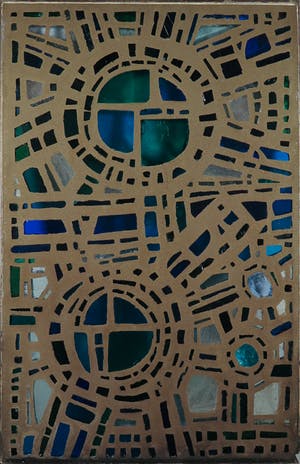 Willem Thijs - Glas en beton, Kosmos (Groot en zeer zwaar) kopen? Bied vanaf 450!