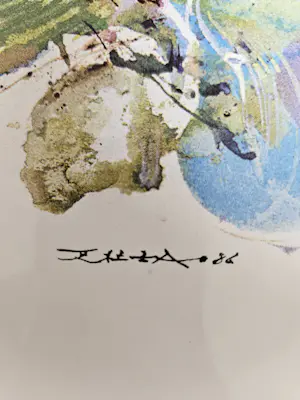 Zao Wou-Ki - L'orchidée kopen? Bied vanaf 250!