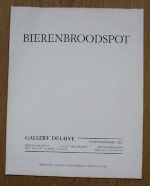 Gerti Bierenbroodspot - 2 tentoonstellingsuitnodigingen (1x gesign.) galerie Delaive - 1991 + 2 kaarten kopen? Bied vanaf 50!