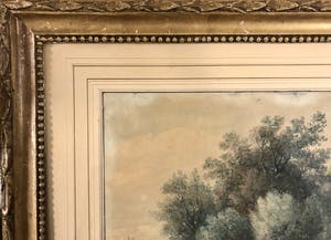 Johannes Pieter van Wisselingh - Landschap met visser en huisje kopen? Bied vanaf 75!