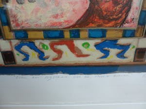 Eric Toebosch - Zeefdruk, 2000, 'Over het mysterie van de gouden ballen' kopen? Bied vanaf 60!