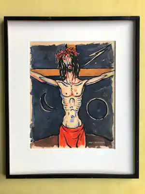 Kees Bastiaans - De Gekruisigde Christus verkauft für € 950!