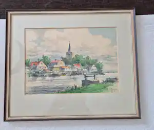 Marius de Jongere - Dorpje aan het water verkauft für € 75!