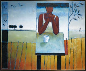Magda Luttikhuizen - Acryl op doek, Een hele Zomer lang 3 - Ingelijst kopen? Bied vanaf 60!