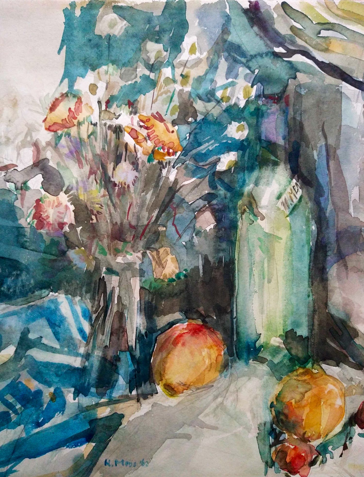 Mary Meijs - Stilleven - Aquarel verkocht voor € 60!