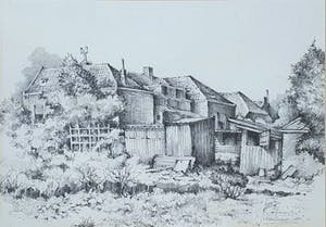 Dook Everse - Schaardijk - Kralingse veer | Ingelijst kopen? Bied vanaf 35!