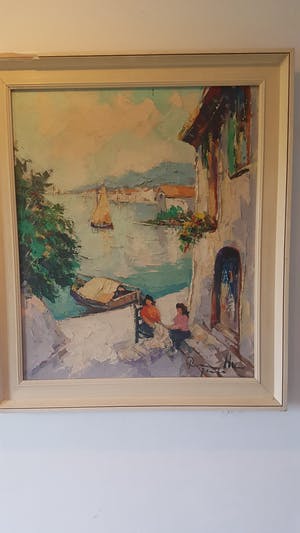 Niet of onleesbaar gesigneerd - stadgezicht kopen? Bied vanaf 1!