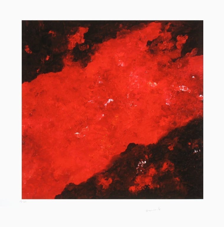 Armando - Handgesigneerde giclée, Rotes Bild verkocht voor € 10!