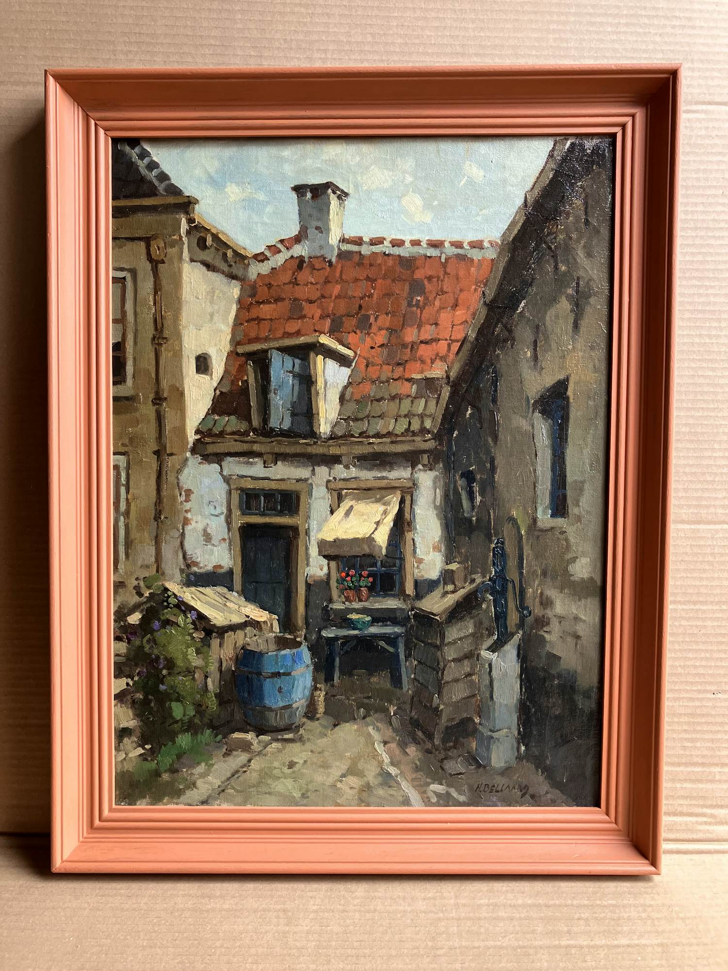Buy Henk Bellaard - Binnenplaats? Bid from 80!