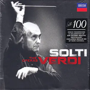 AcheterDiverse kunstenaars - Solti - Verdi The Operas (Solti 100)? Enchérissez de 150!