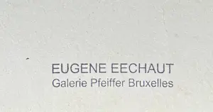 Eugène Eechaut - Wunderschönes Paar abstrakter Aquarelle / Ausstellung Galerie Pfeiffer Brüssel kopen? Bied vanaf 80!