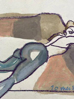 Ed Dukkers - Liggend model kopen? Bied vanaf 80!