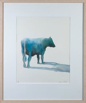 Erwin van Zijl - Giclée, Koe - Ingelijst kopen? Bied vanaf 80!