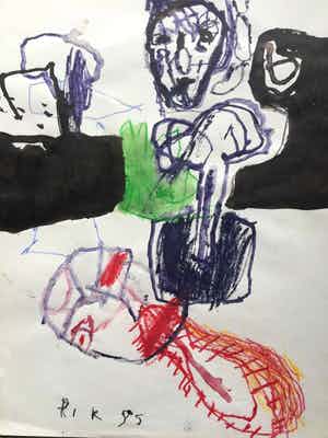 Rik van Iersel - origineel werk uit 1995 verkocht voor € 99!