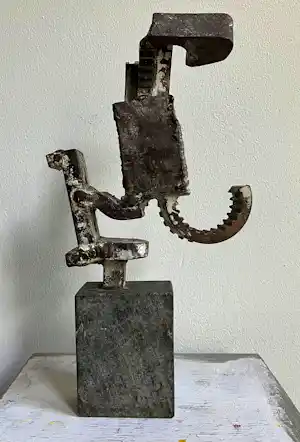 Lo van der Linden - "Repelsteeltje" - Ijzer - circa 2007 verkauft für € 75!