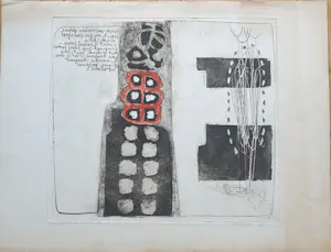 Jan Montyn - Le Monde Changeant -ets/ aquatint - 1966 - 4/10 épreuve kaufen? Bieten Sie von 65!