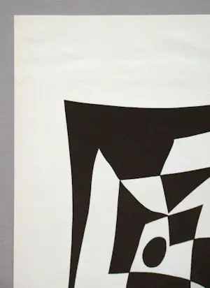 Hans Arp - Knossos - Zeefdruk in beperkte oplage - 1960 kopen? Bied vanaf 100!