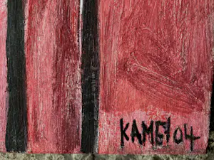 Tarek Fouad Kamel - Modern schilderij met kippen. kopen? Bied vanaf 25!