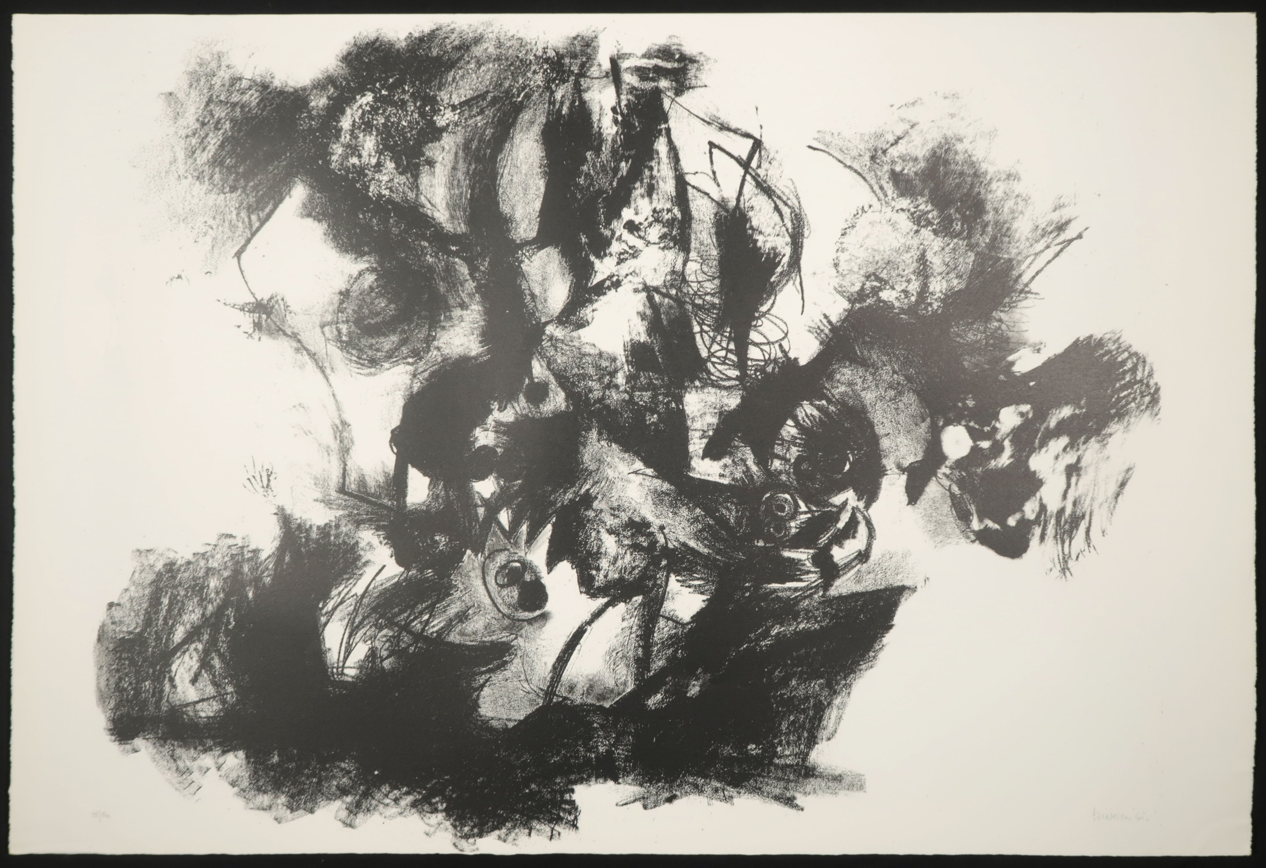 Jef Diederen - Litho, Zonder titel kopen? Bied vanaf 35!