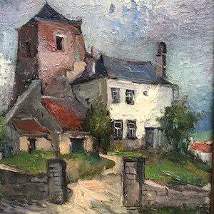 Walter Neuhof - Oude kerk van Gulpen. kopen? Bied vanaf 125!