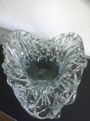 Niet of onleesbaar gesigneerd - Glazen schaal kopen? Bied vanaf 10!