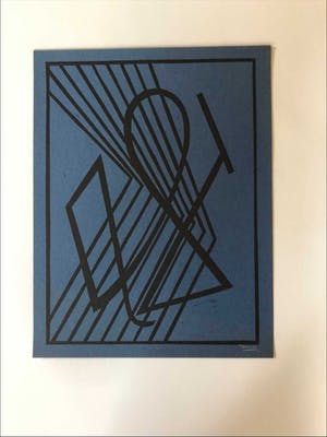 Cesar Domela - Getekende houtsnede op geschept papier voor Edition Panderma - 1966 kopen? Bied vanaf 50!