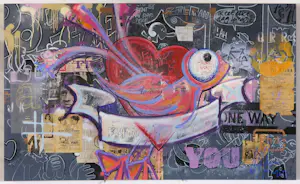 Willemien Brand - Gemengde techniek op doek, Springlevend - (Zeer groot) kopen? Bied vanaf 300!