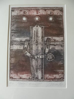 Enric Adsera Riba - Zeefdruk. Titel, "Silverseal". kopen? Bied vanaf 30!