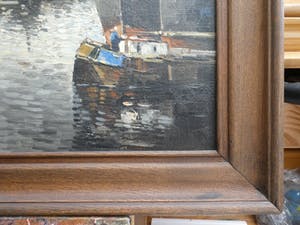 H. Noordam - Gezicht op de haven van Rotterdam kopen? Bied vanaf 140!