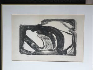 Bram van Velde - Zonder titel MP19 ingelijst kopen? Bied vanaf 250!