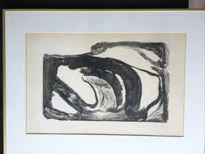 Bram van Velde - Zonder titel MP19 ingelijst verkocht voor € 250!