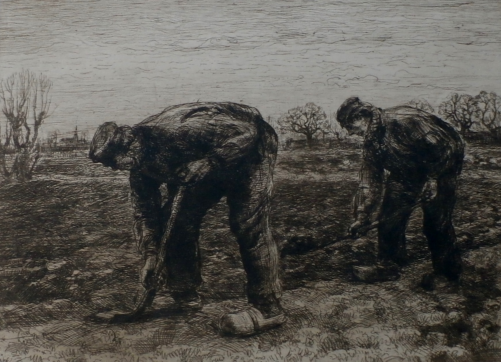 Waalko Jans Dingemans (sr.) - ets: werkende boeren op het land kopen? Bied vanaf 55!
