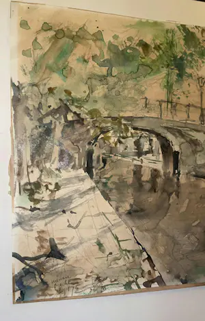 Pom Hoogstadt - Nieuwegracht Sept ‘75. (Utrecht) kopen? Bied vanaf 275!