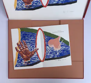 Roger Raveel - Ludduvuddu - kleurenhoutsnede - 1990 - gesigneerd kopen? Bied vanaf 1000!