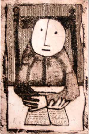 Pieter van der Westhuizen - ( Zuid-Afrika 1931-2008) "The chairman" verkocht voor € 50!