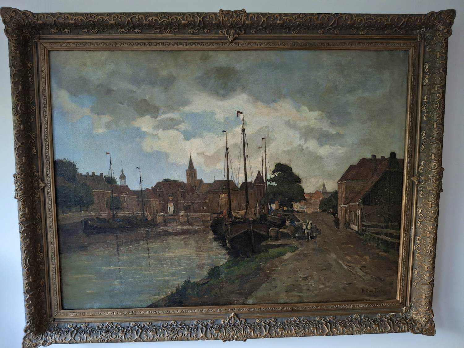 Hendrik Otto van Thol - Koppelpoort Amersfoort verkocht voor € 120!