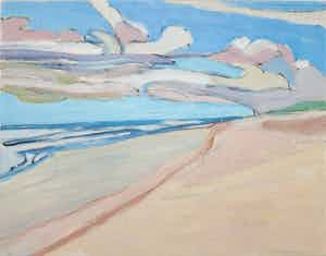 Paul Overhaus - Zeegezicht verkocht voor € 70!