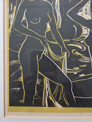 Han Snel - Vrouwen. Bali. Naakt. Houtdruk. kopen? Bied vanaf 199!