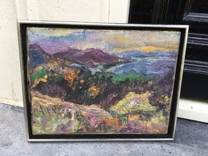 Jan Harmannus Lambeck - C4784-8, Berglandschap kopen? Bied vanaf 275!