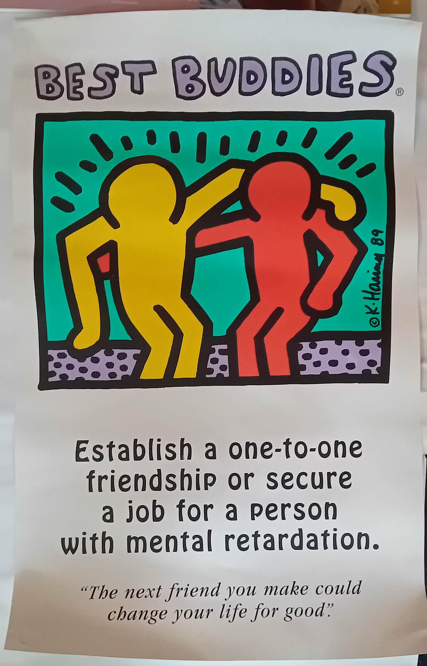 Keith Haring - Beste vrienden kopen? Bied vanaf 40!