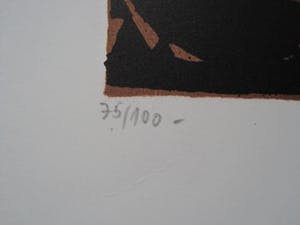 Stoyan Tsanev - Kunstacademie Warschau - Symbolisch abstract Litho - gesigneerd kopen? Bied vanaf 10!