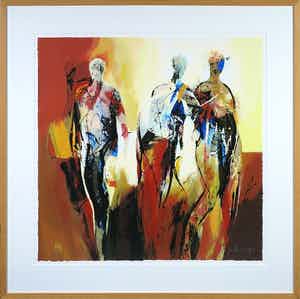 Peter Meijer - Zeefdruk, Son of a Beach - Ingelijst verkocht voor € 80!