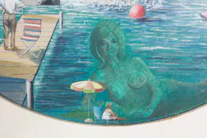 Kees Gerritse - Gemengde techniek, Zonder titel - Ingelijst kopen? Bied vanaf 10!